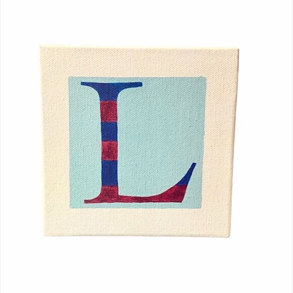 L Monogram Wall Art - Picture 1 of 9